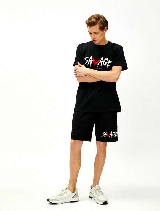 FesFas Drawstring Shorts | Men | Black