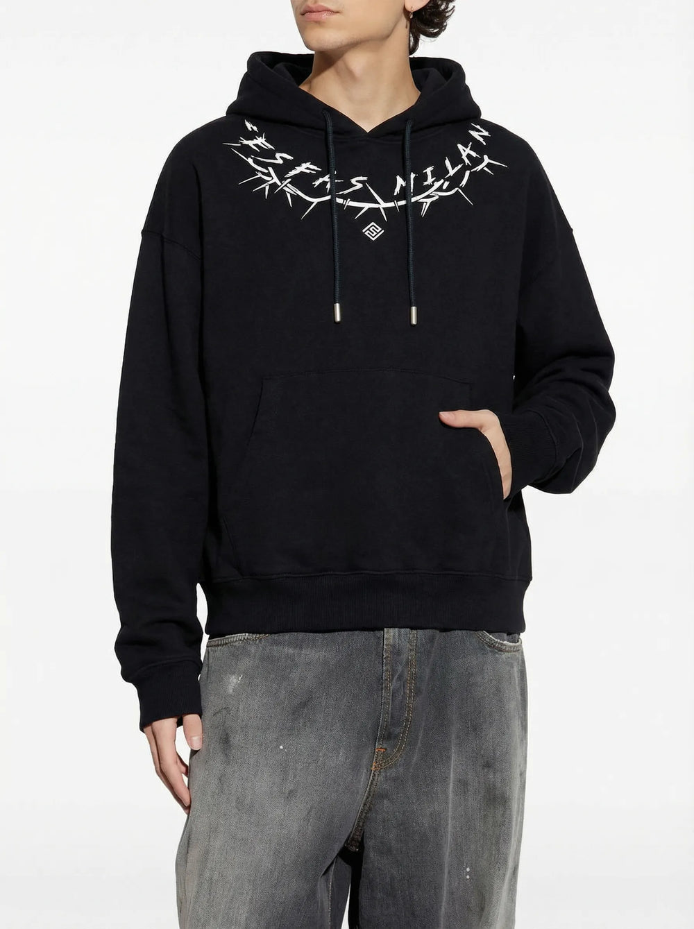 FesFas graphic-print Hoodie | Black | Men