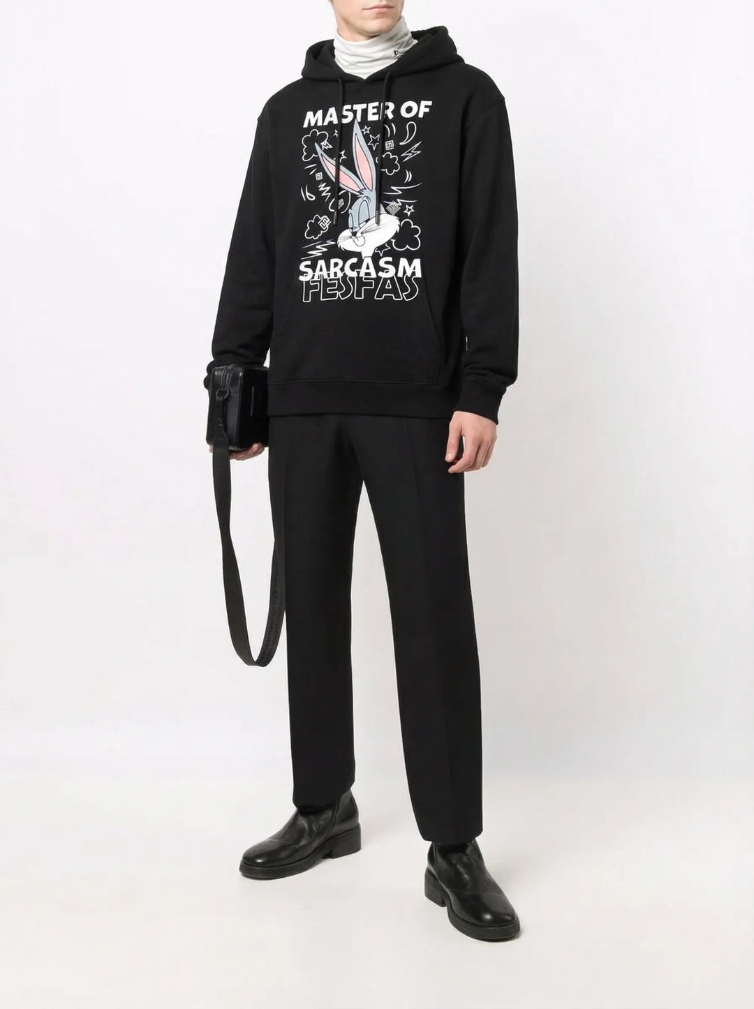FesFas rabbit-print Hoodie | Black | Men