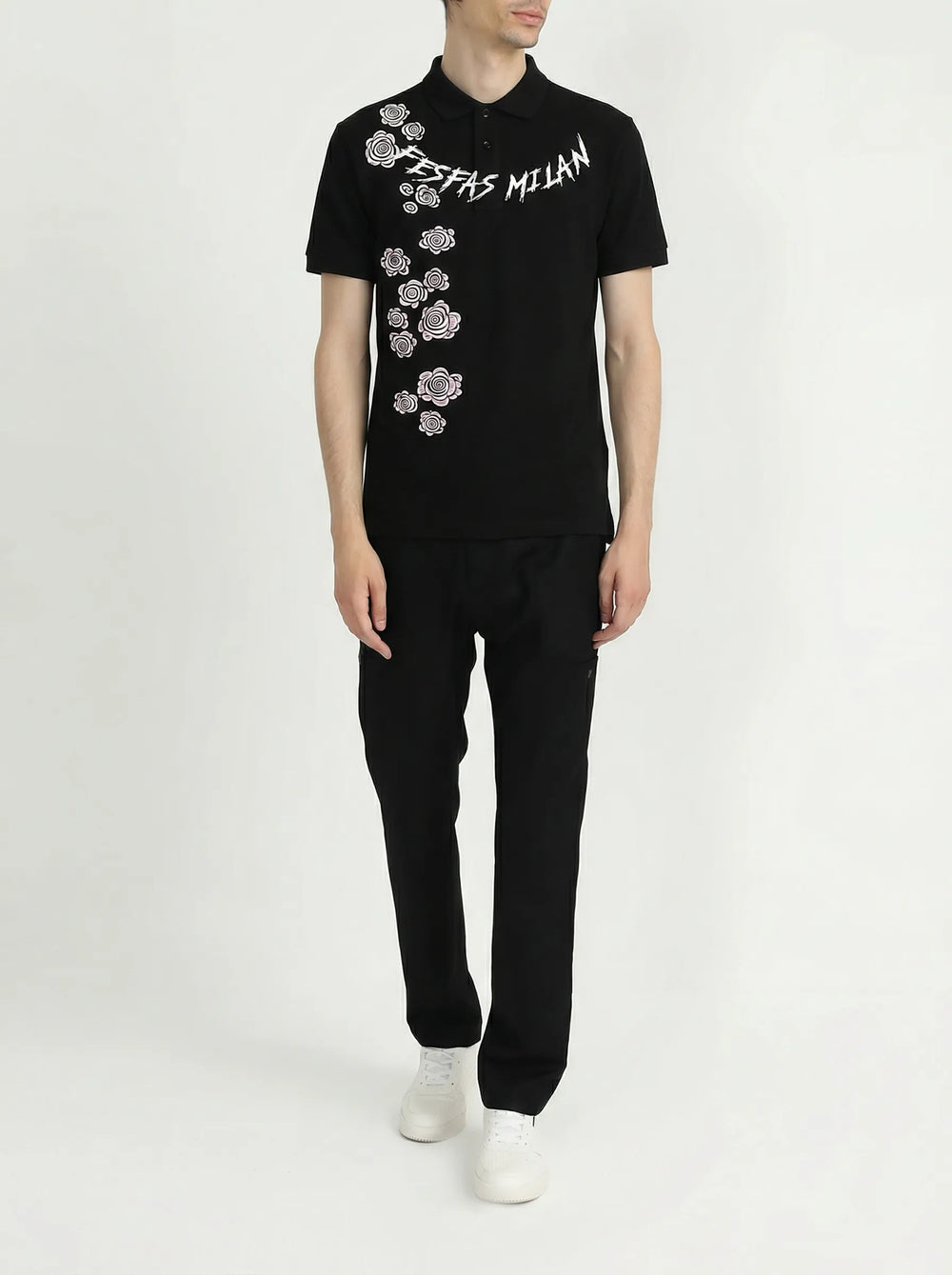 FesFas flowers-print Polo Shirt | Men | Men