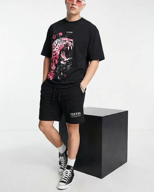 FesFas jaguar-print T-shirt | Black | Men