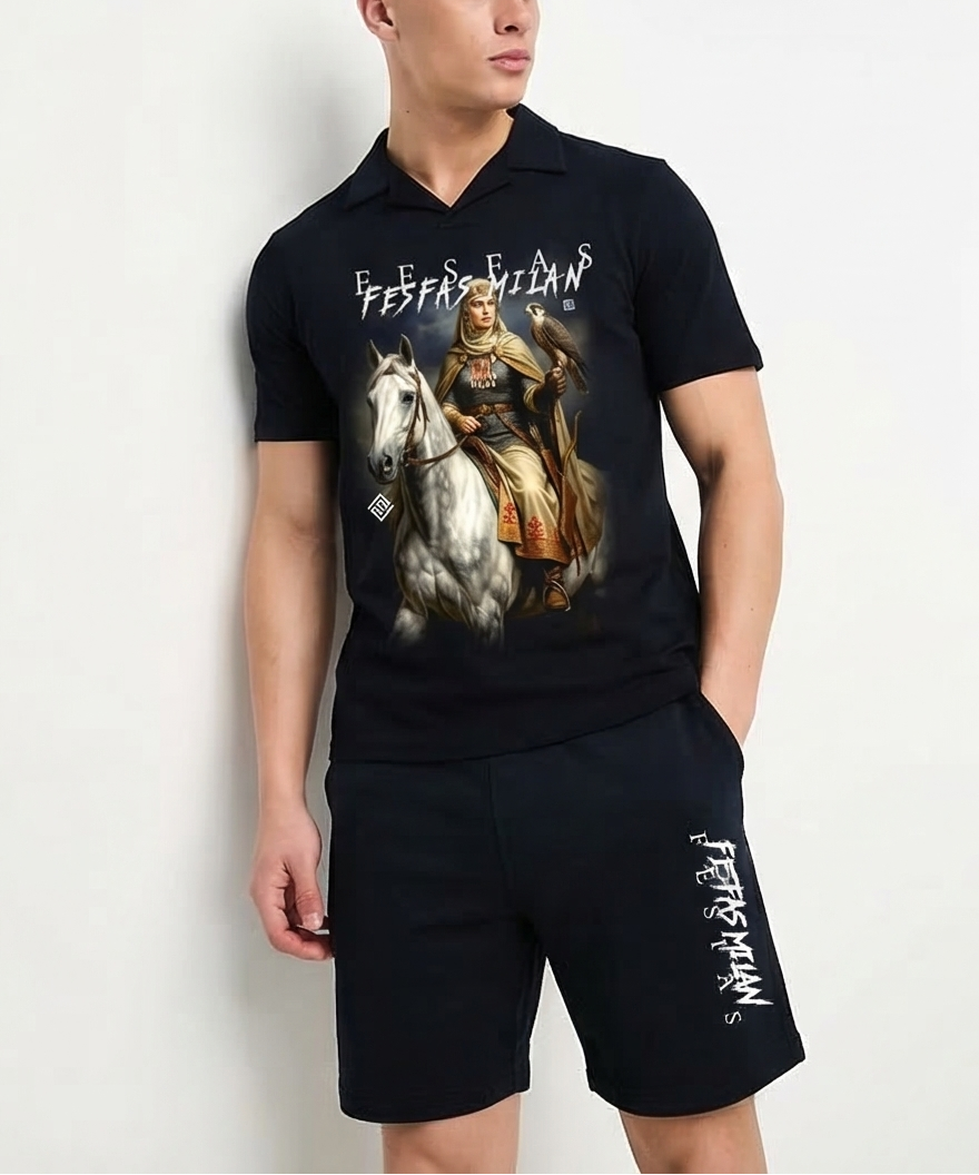 FesFas royal huntress-print Polo Set | Men | Black