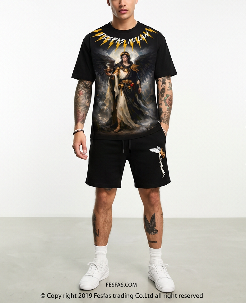 FesFas genie-print T-shirt Set