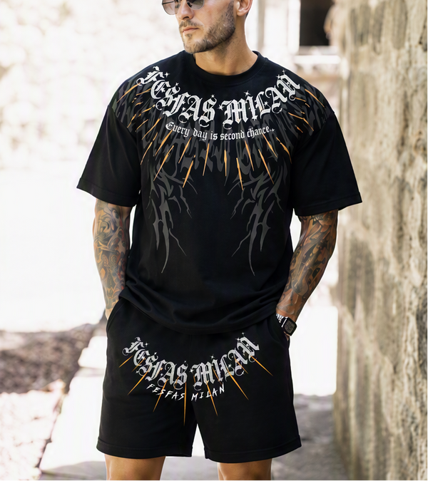 FesFas graphic-print T-shirt Set