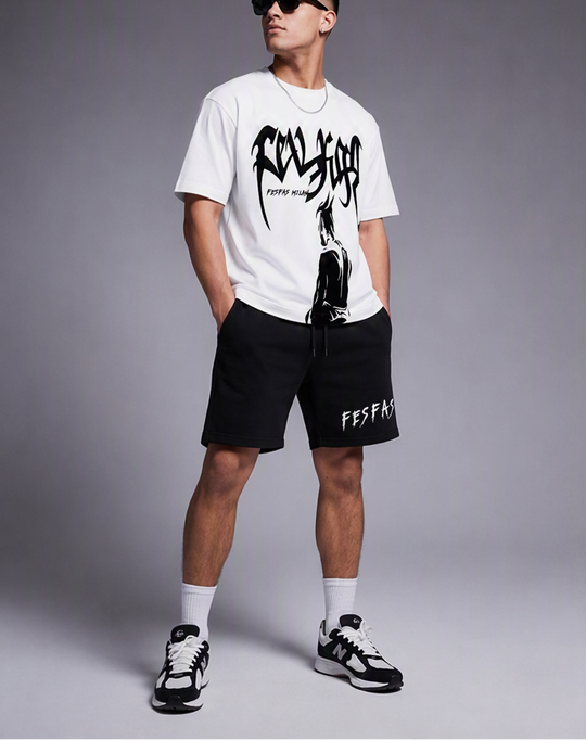 FesFas night assassin-print T-shirt Set