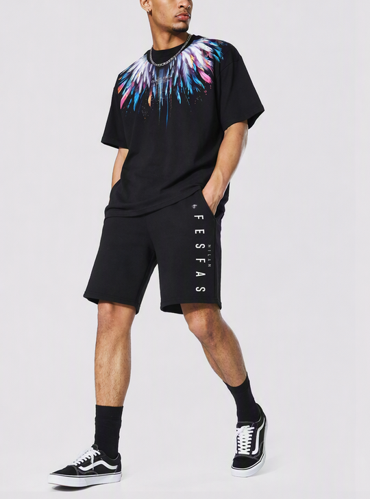 FesFas desert eagle-print T-shirt Set