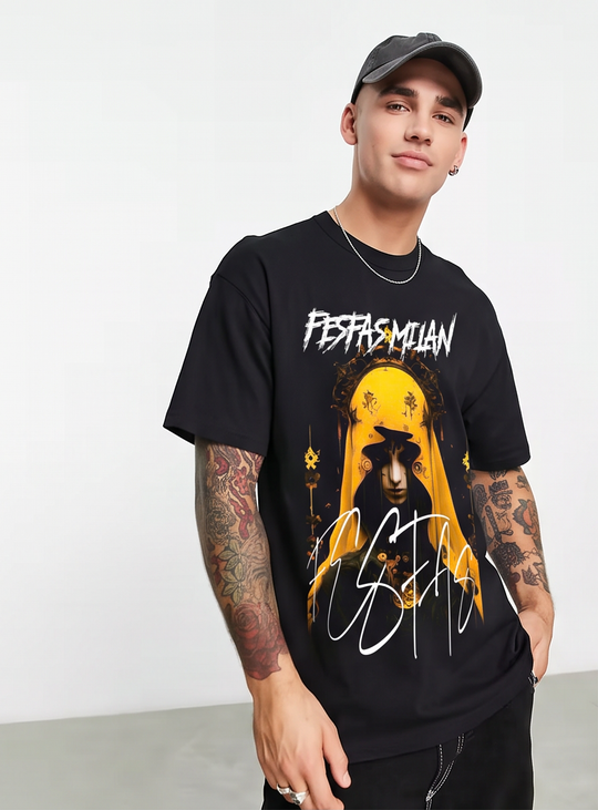 FesFas goddess-print T-shirt