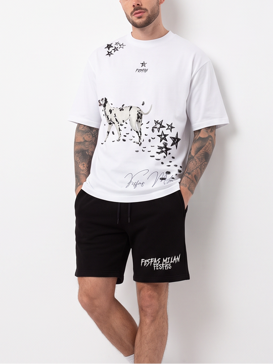 FesFas dalmatian-print T-shirt Set