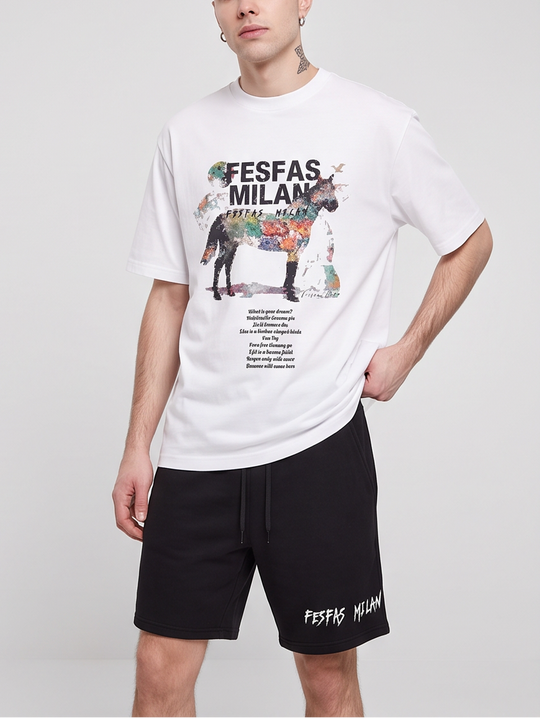 FesFas dream horse -print T-shirt Set