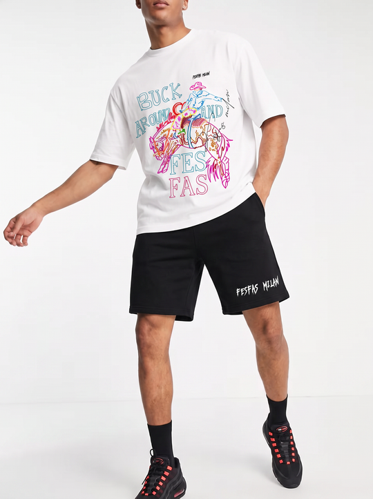 FesFas cowboy-print T-shirt Set