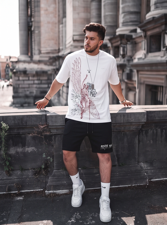 FesFas butterfly-print T-shirt Set