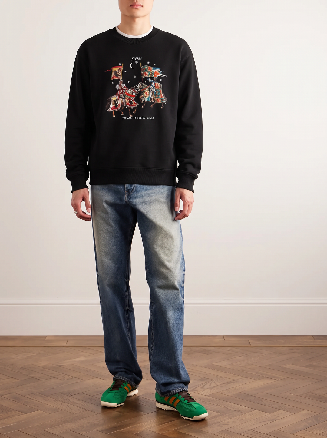 FesFas Knights-print Sweatshirt