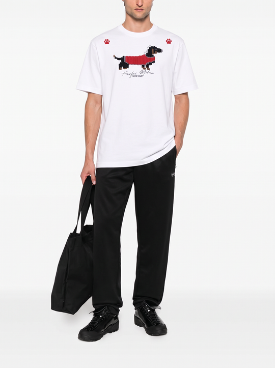 FesFas Dachshund-print T-shirt