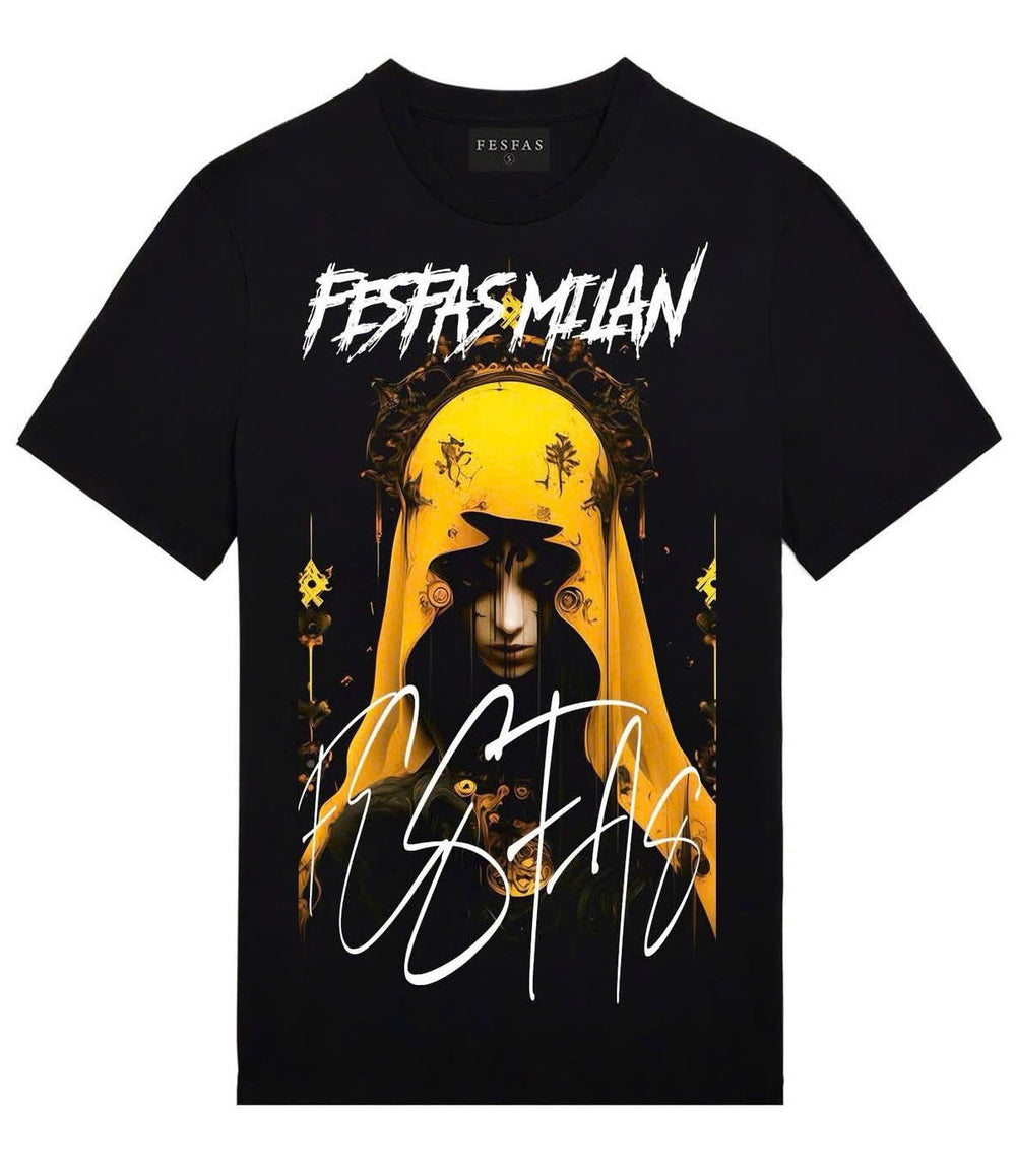 FesFas goddess-print T-shirt