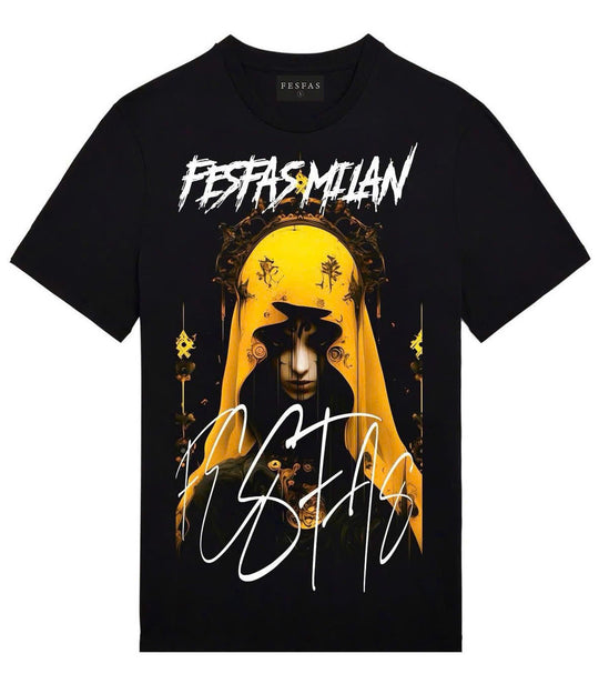 FesFas goddess-print T-shirt