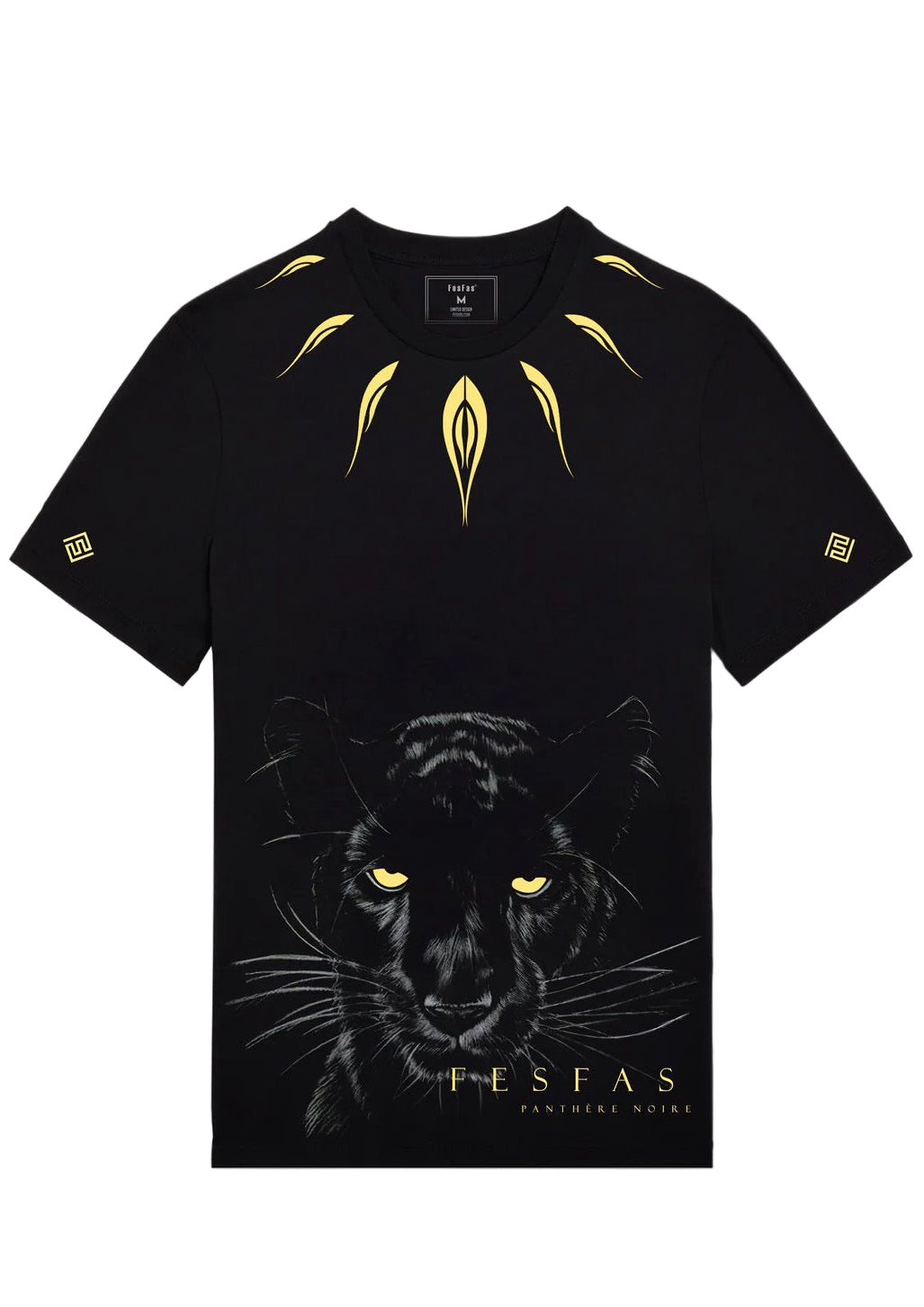 FesFas panther-print T-shirt | Black | Men