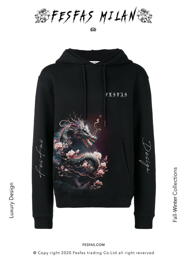 FESFAS HOODIE - Sakura Dragon