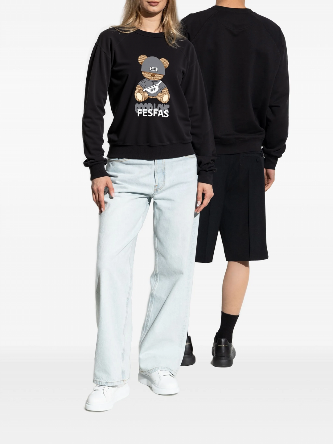 FesFas bear-print Sweatshirt | Black | Men