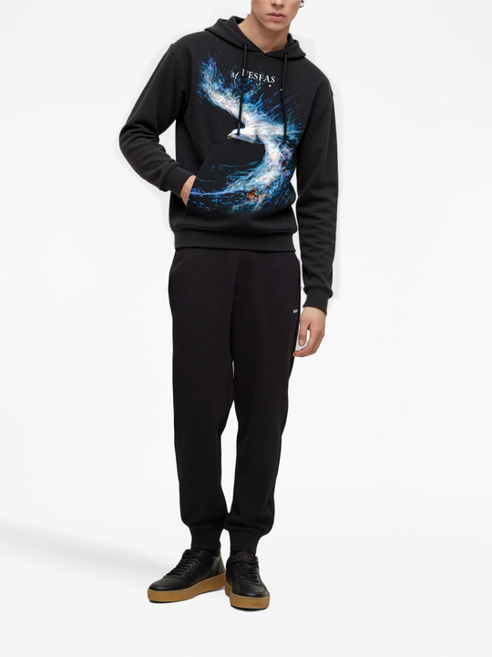 FesFas eagle-print Hoodie Set | Black | Men