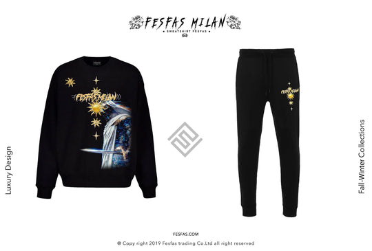 FesFas Sun Samurai-print Sweatshirt Set