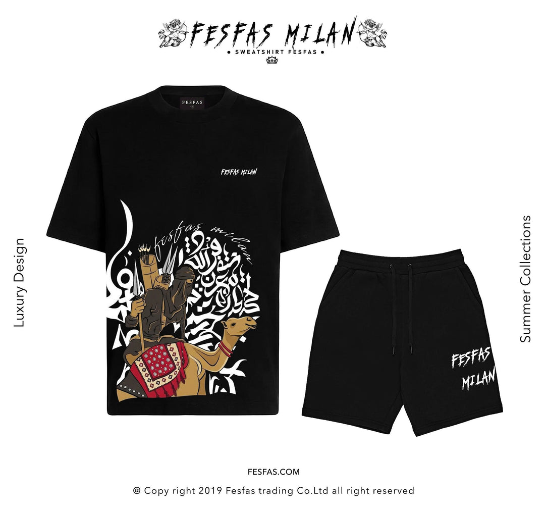 FesFas Desert Warrior-print T-shirt Set