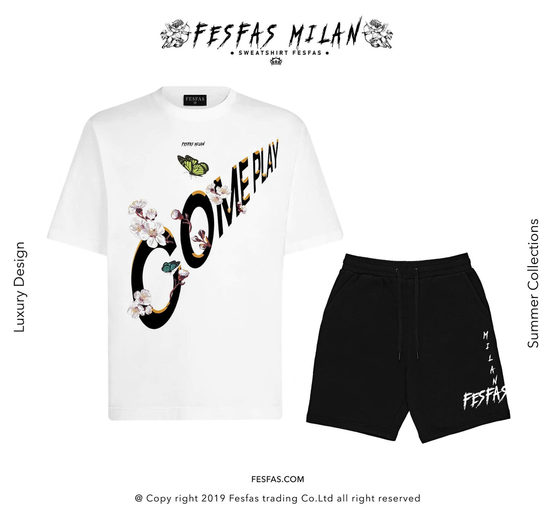 FesFas Come Play-print T-shirt Set