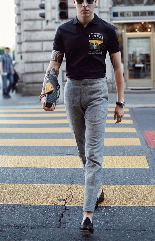 FesFas Main Vein-print Polo Shirt