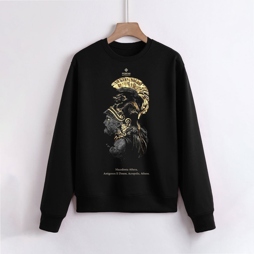 FesFas Sparta-print Sweatshirt | Black | Men