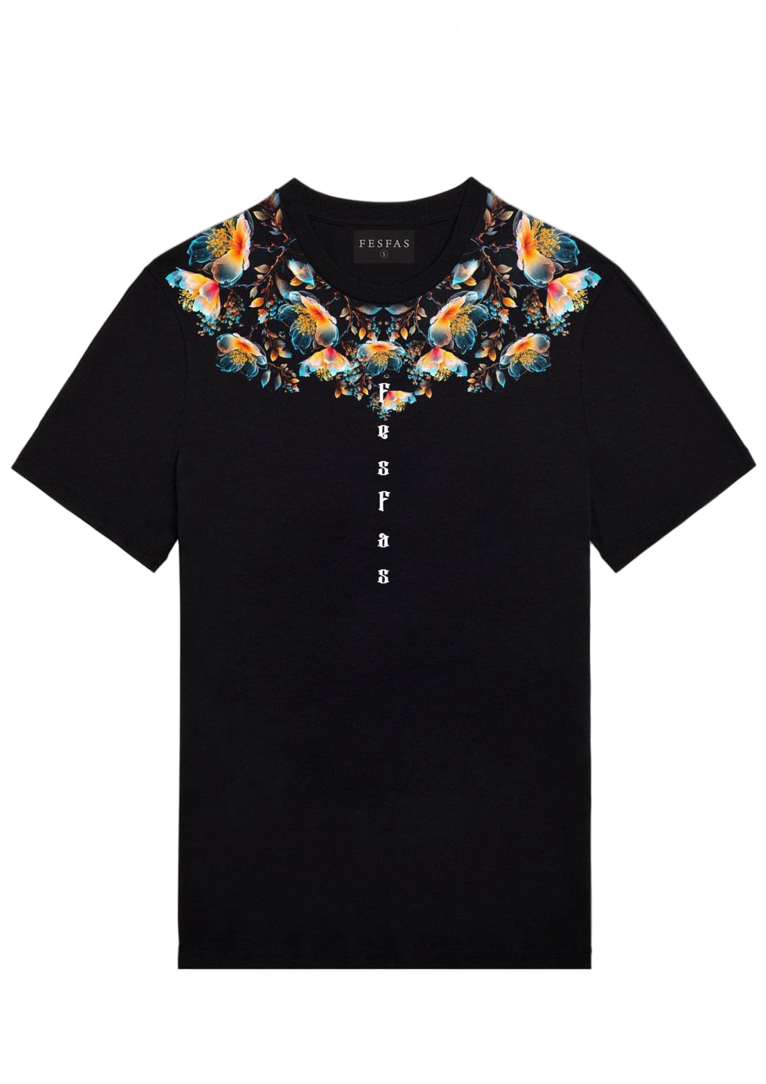 FesFas flowers-print T-shirt | Black | Men
