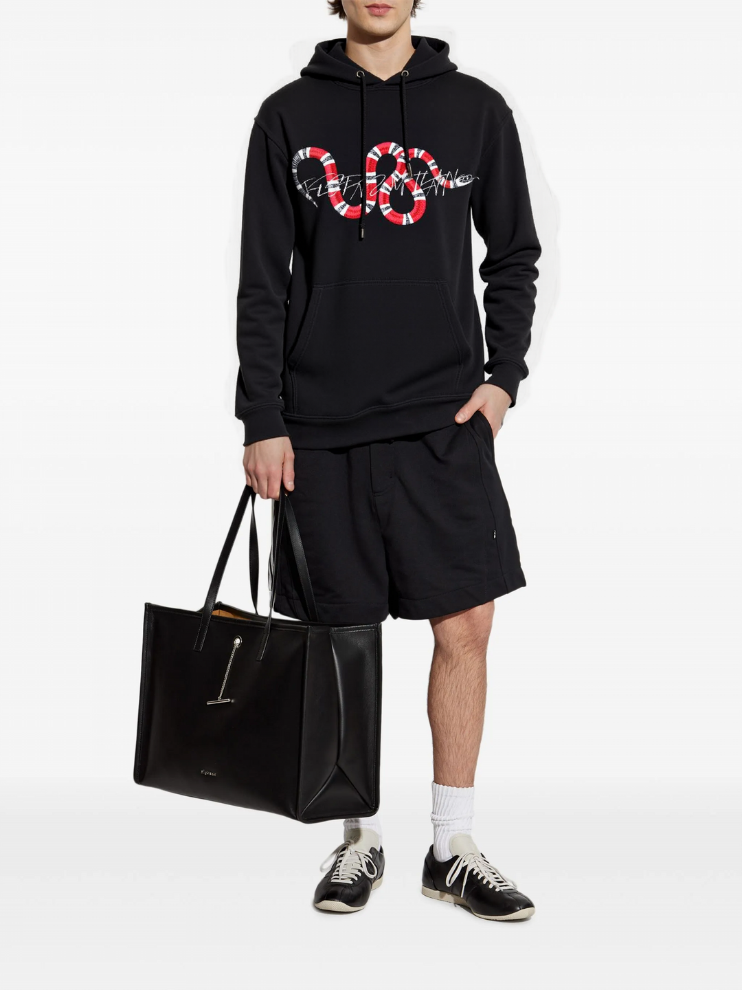 FesFas Snake-print Hoodie Set | Black | Men