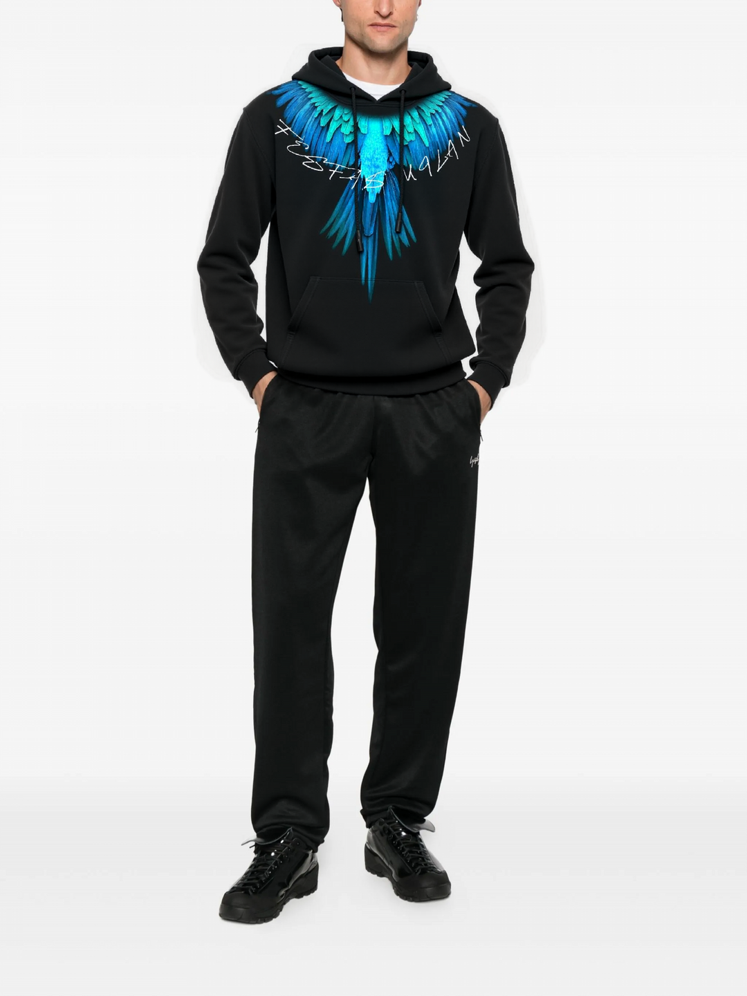 FesFas Wings-print Hoodie Set | Black | Men