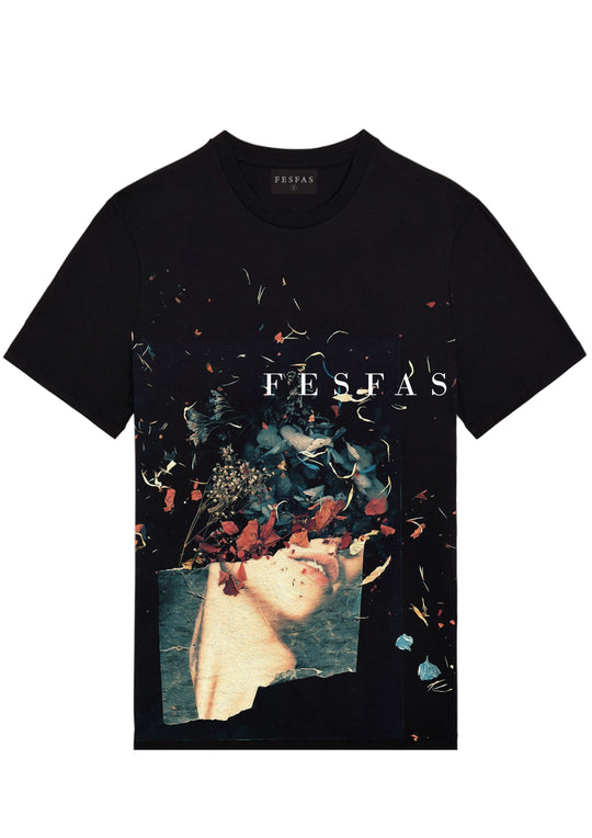 FesFas graphic-print T-shirt | Black | Men