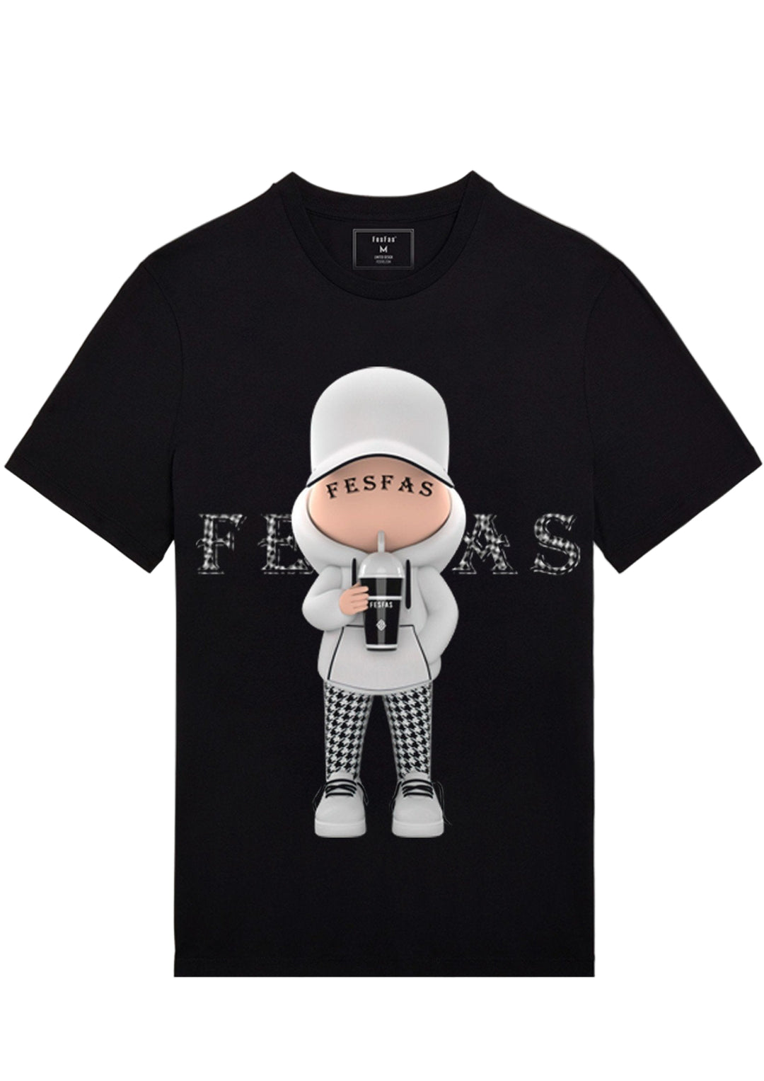 FesFas Cool Boy-print T-shirt | Black | Men