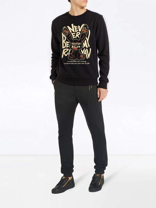 FesFas bunny-print Sweatshirt | Black | Men