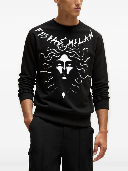 FesFas medusa-print Sweatshirt | Black | Men