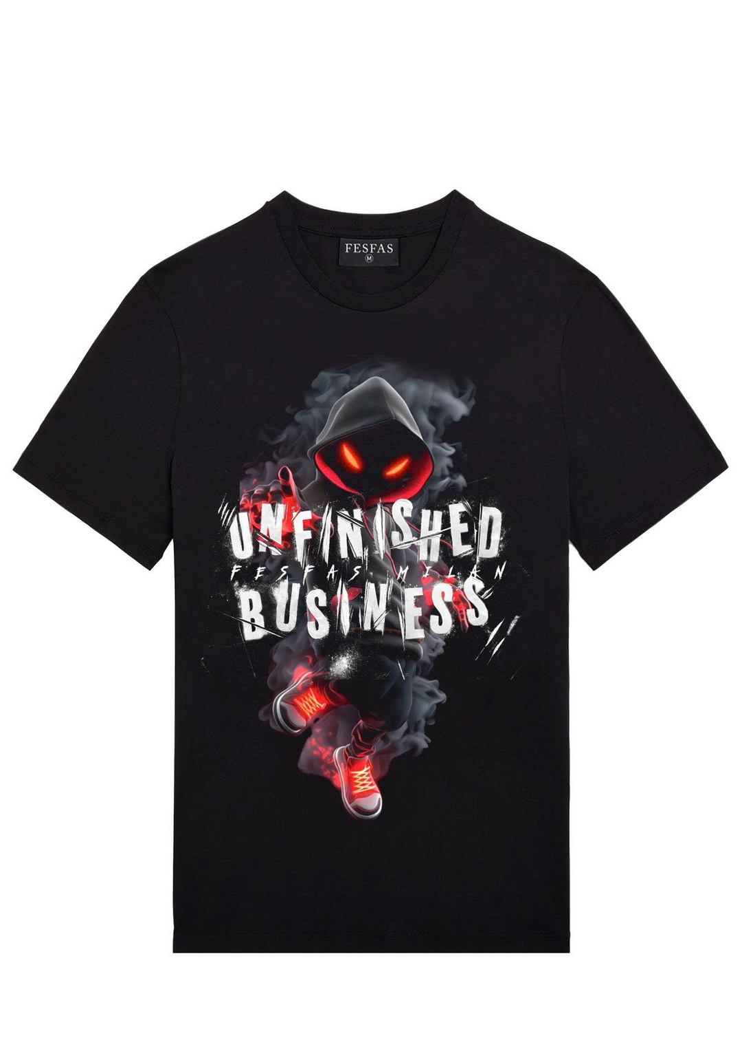 FesFas mystic-print T-shirt | Black | Men