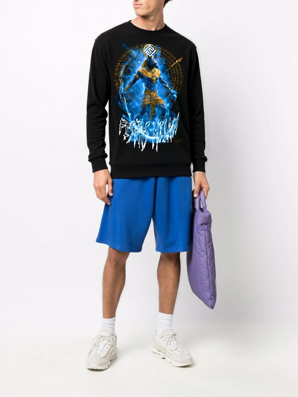 FesFas anubis-print Sweatshirt | Black | Men