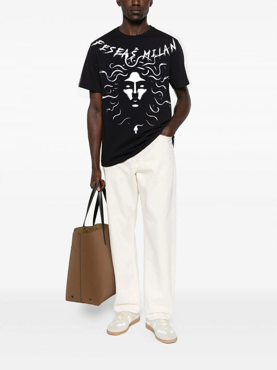 FesFas medusa-print T-shirt | Black | Men