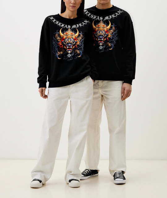 FesFas dragon-print Sweatshirt | Black | Men