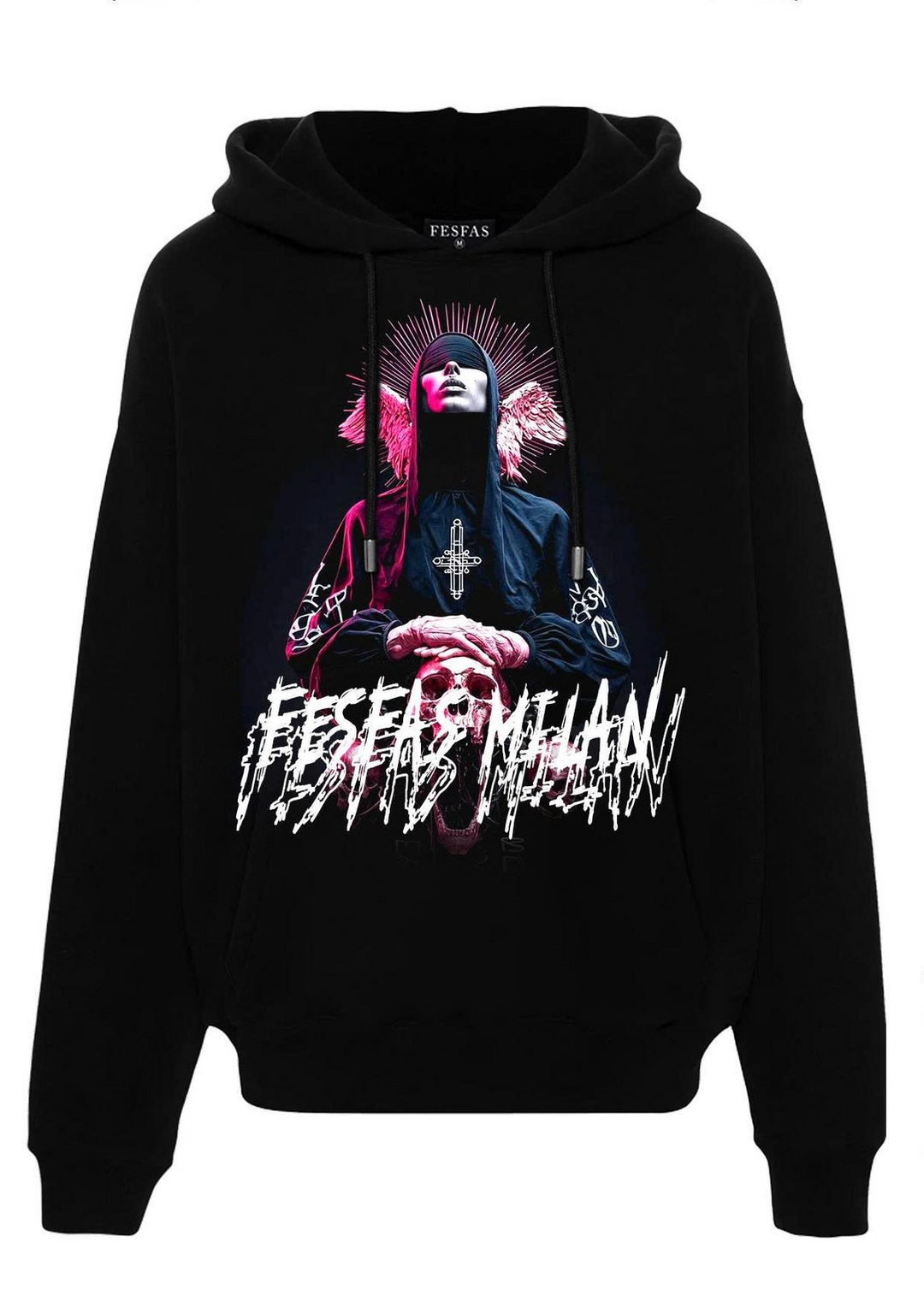 FesFas believer-print Hoodie | Black | Men