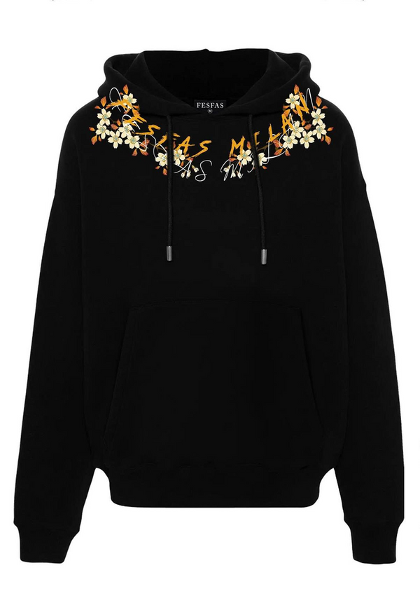 FesFas flowers-print Hoodie