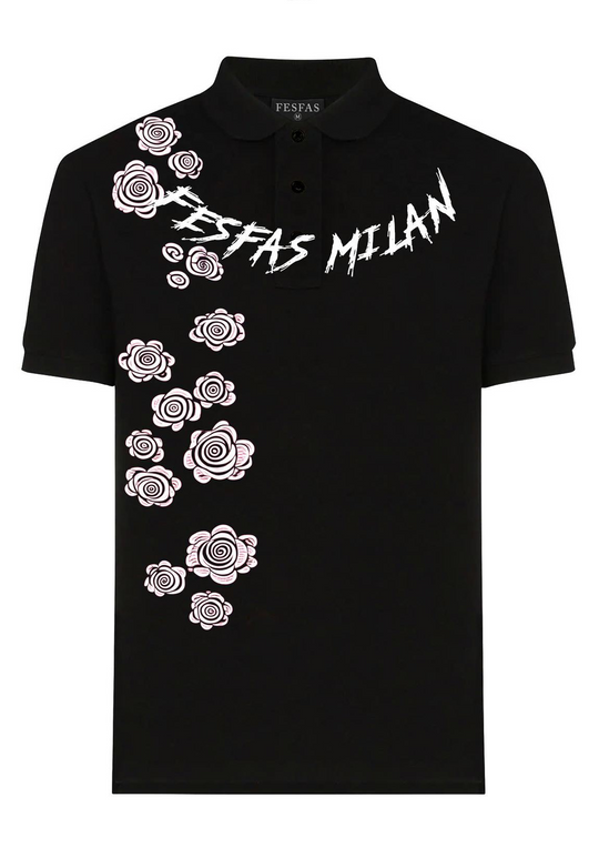 FesFas flowers-print Polo Shirt | Men | Men