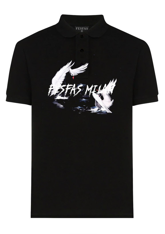 FesFas pigeons-print Polo Shirt | Men | Men