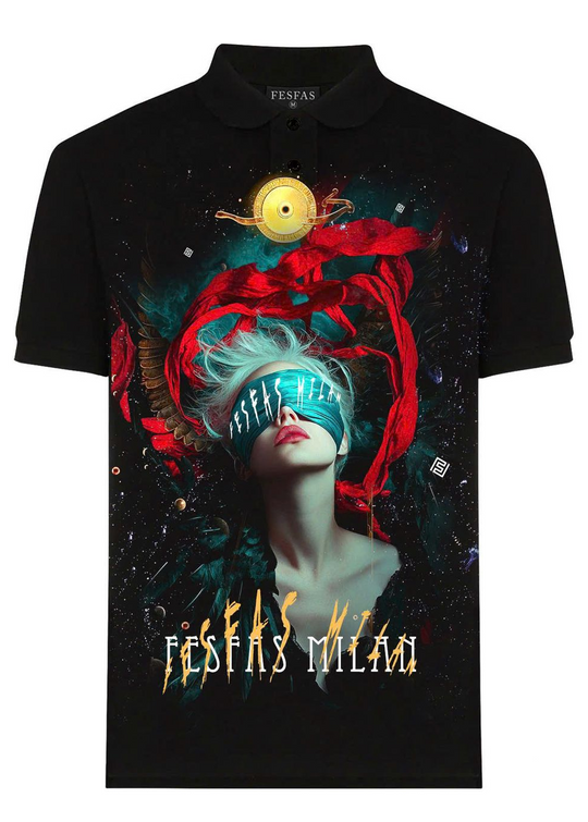 FesFas graphic-print Polo Shirt