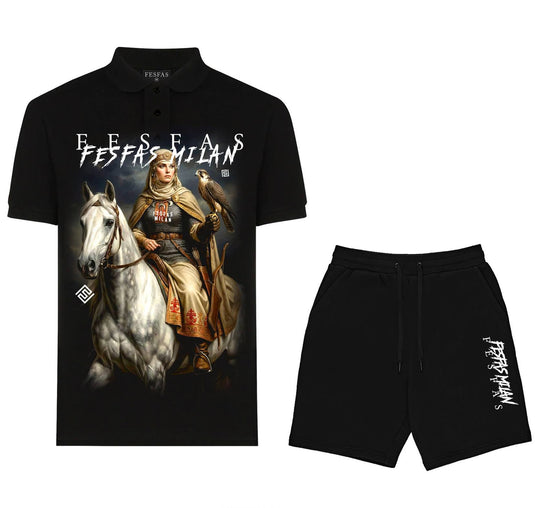 FesFas royal huntress-print Polo Set | Men | Black