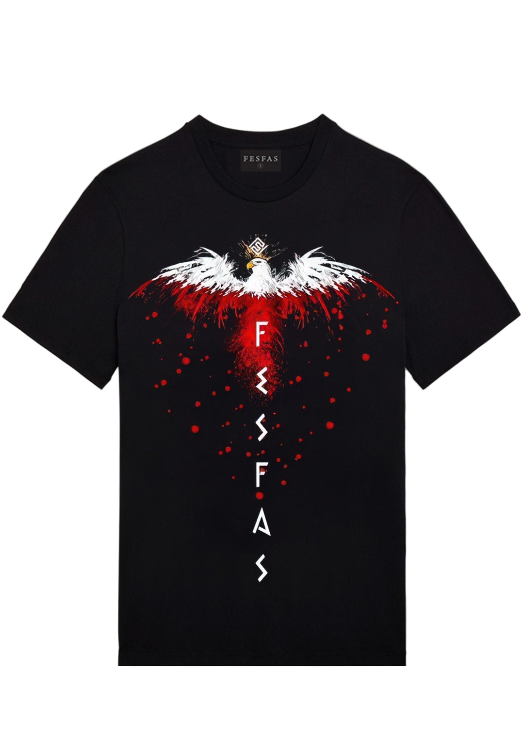 FesFas eagle-print T-shirt | Black | Men