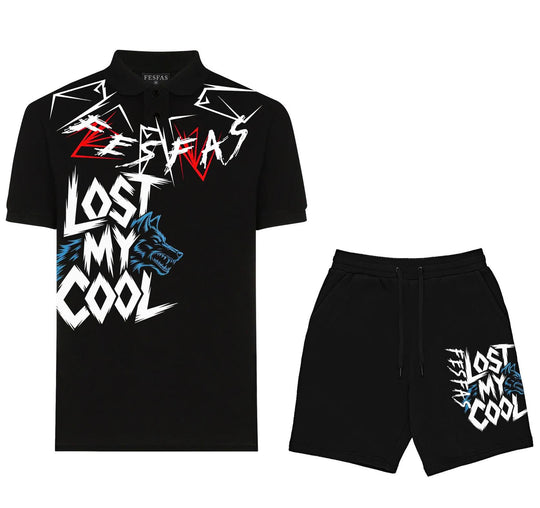 FesFas graphic-print Polo Set | Men | Black