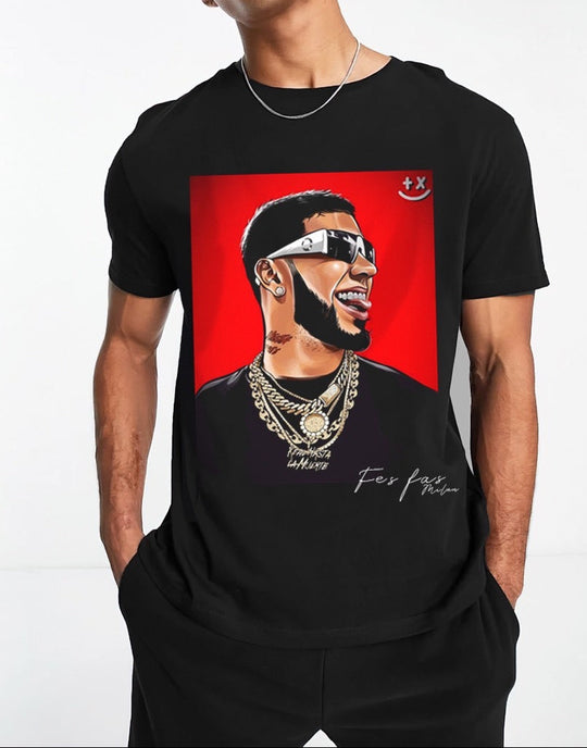 FesFas Playful-print T-shirt | Black | Men