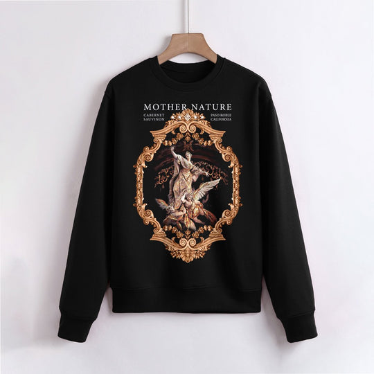 FesFas Angel-print Sweatshirt | Black | Men