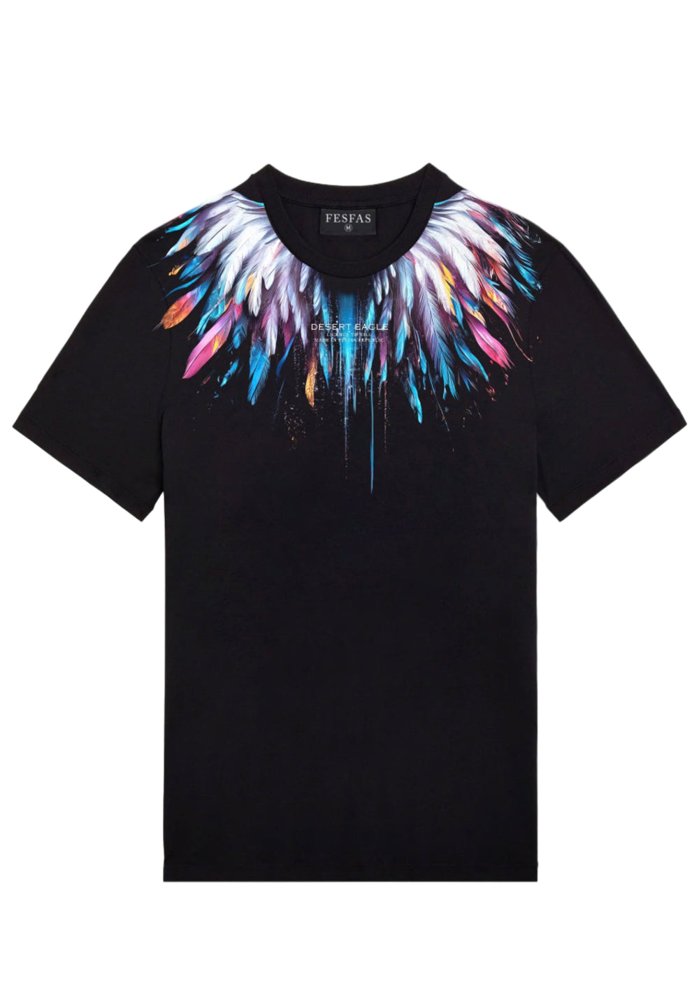 FesFas feathers-print T-shirt